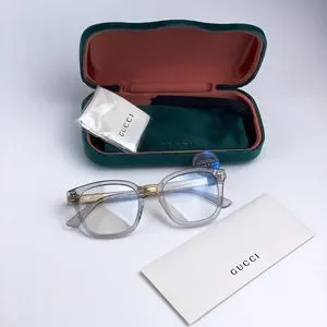 Gucci | Accessories | New Gucci Logo Gg84s 001 Transparent  display picture 1